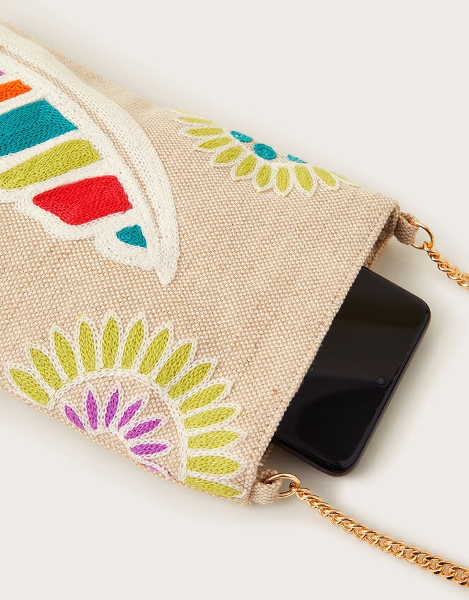 Embroidered Phone Bag, , large