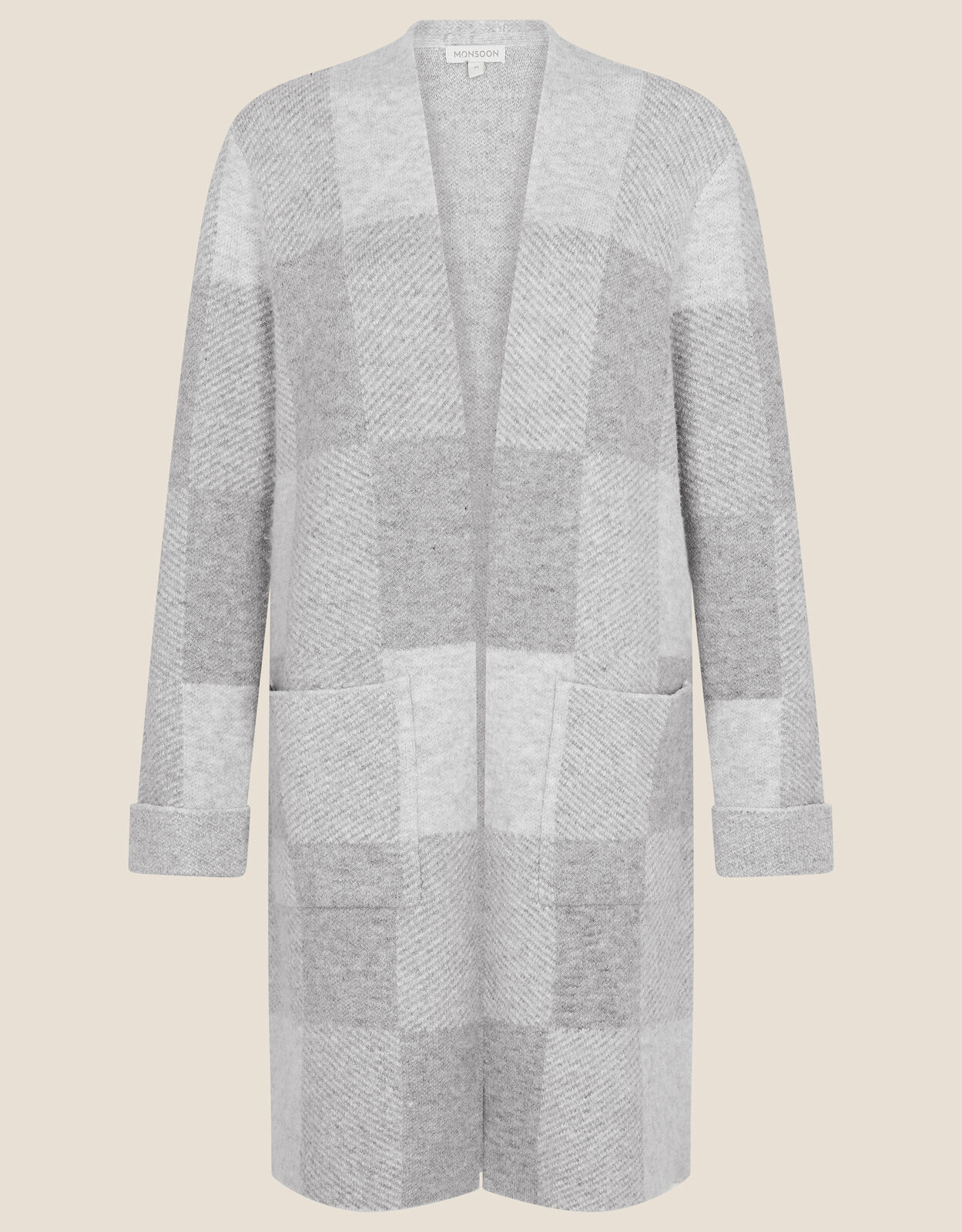 Grey coatigan sales