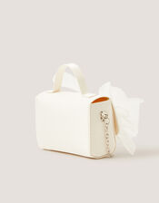 Organza Bow Bag, Ivory (IVORY), large