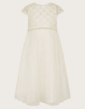 Ella Embellished Maxi Dress, Gold (GOLD), large