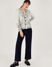 Cora Cornelli Cardigan, Ivory (IVORY), large