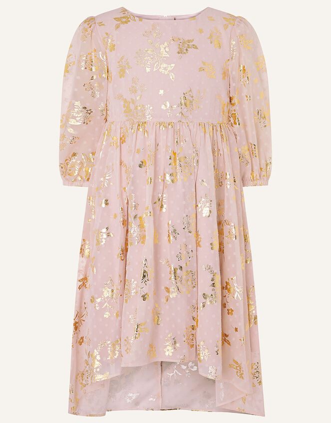 Sundance Foil Chiffon Tunic Dress , Pink (PINK), large
