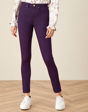 Nadine Regular-Length Skinny Jeans, Purple (PURPLE), large