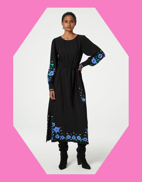 Fabienne Chapot Daria Dress, Black (BLACK), large