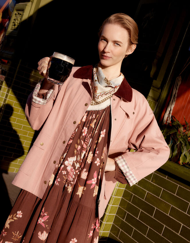 Rosie Barn Jacket, Pink (ROSE PINK), large