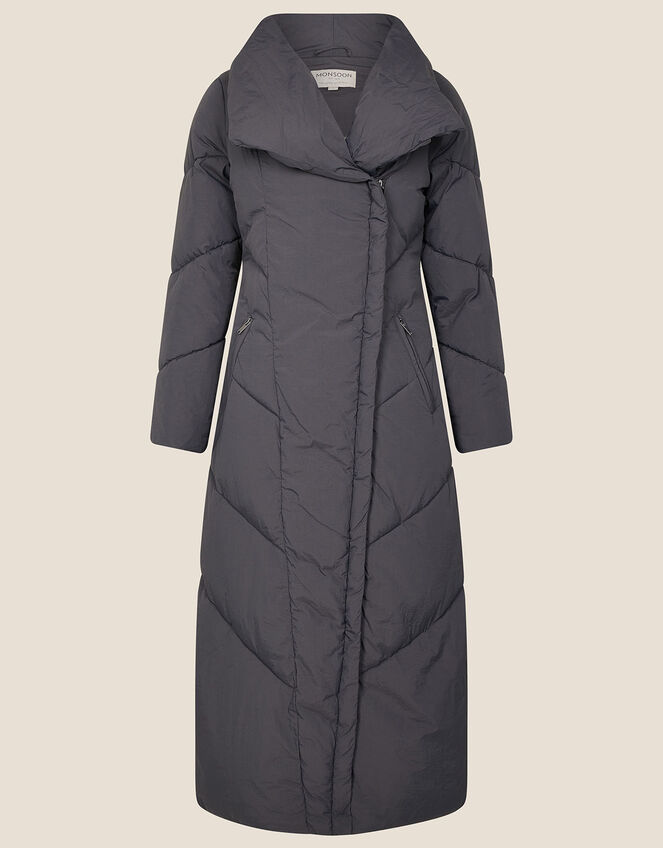 Mackenzie Padded Maxi Coat, Grey (CHARCOAL), large