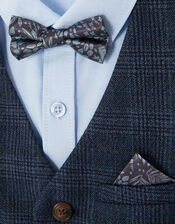 Three-Piece Oliver Check Vest & Shirt Set, Blue (NAVY), large