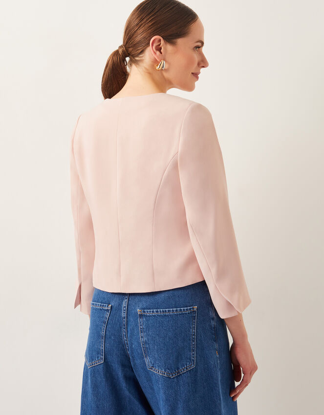 Ruth Scallop Jacket, Pink (PALE PINK), large