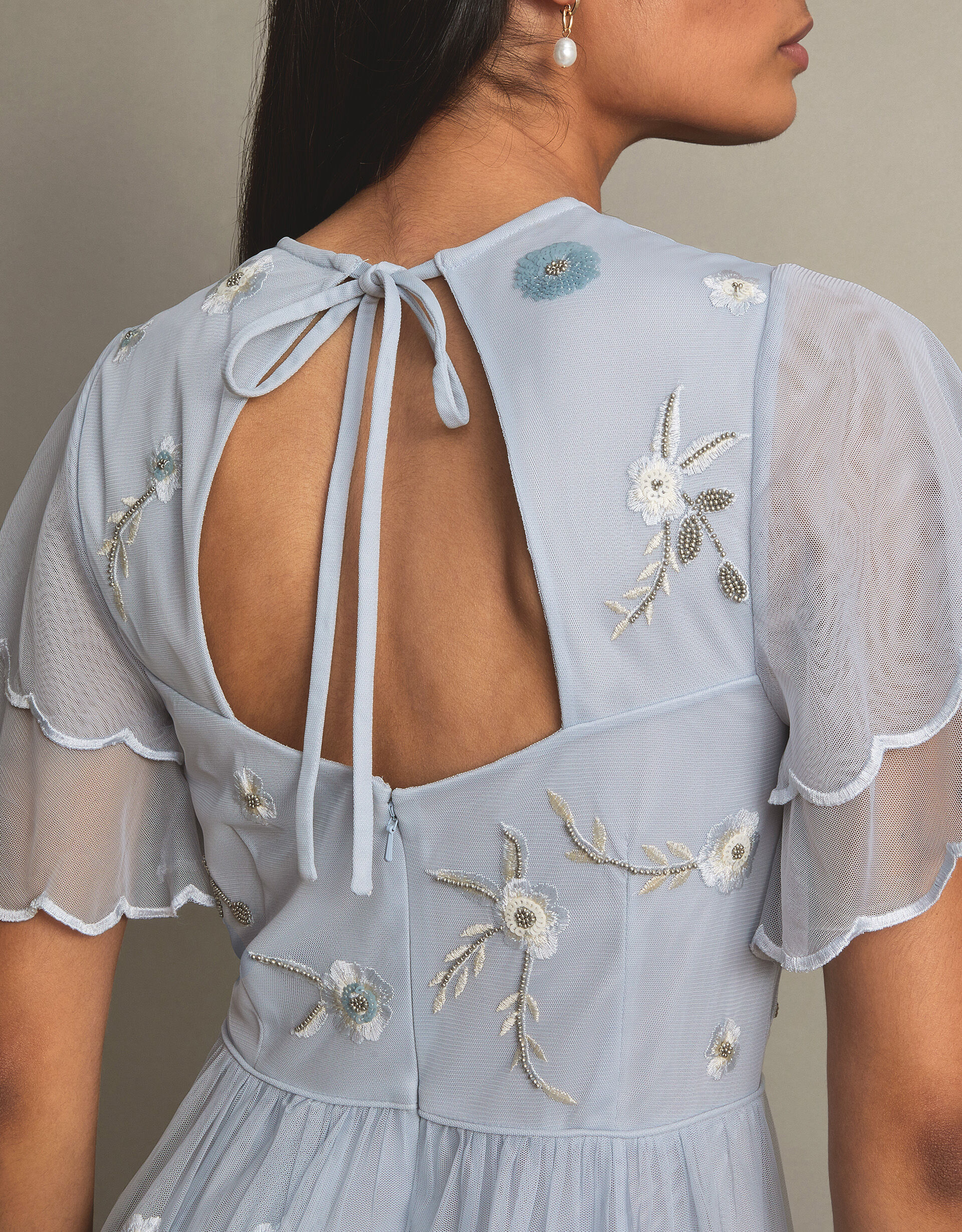 Monsoon grey antoinette dress outlet