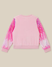Monsoon x My Little Pony Sequin Bomber Jacket, Pink (PINK), large