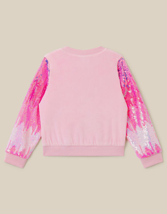 Monsoon x My Little Pony Sequin Bomber Jacket, Pink (PINK), large
