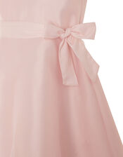 Baby Organza Dress and Bando Set, Pink (DUSKY PINK), large