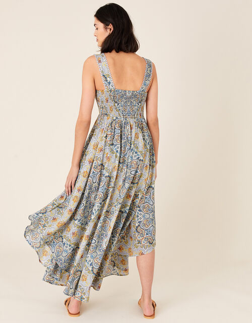 Miriam Print Midi Dress in LENZING™ ECOVERO™ Blue