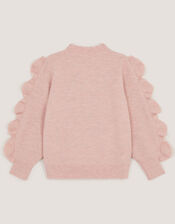 Dahlia Christmas Reindeer Jumper, Pink (PINK), large