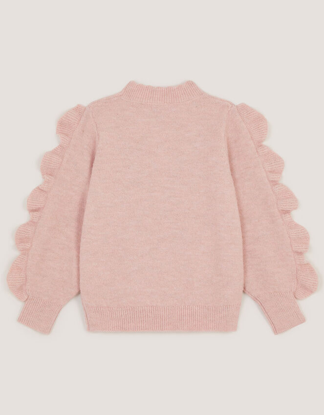 Dahlia Christmas Reindeer Jumper, Pink (PINK), large