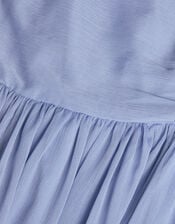 Texas One Shoulder Prom Dress, Blue (PALE BLUE), large