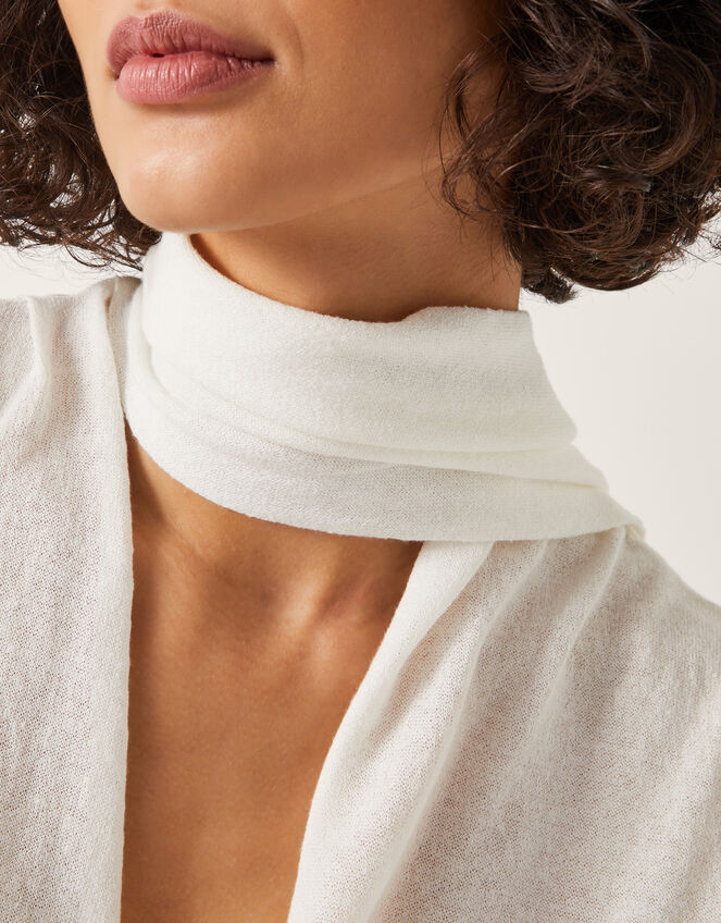 Suri Sheer Wrap Blouse, Ivory (IVORY), large