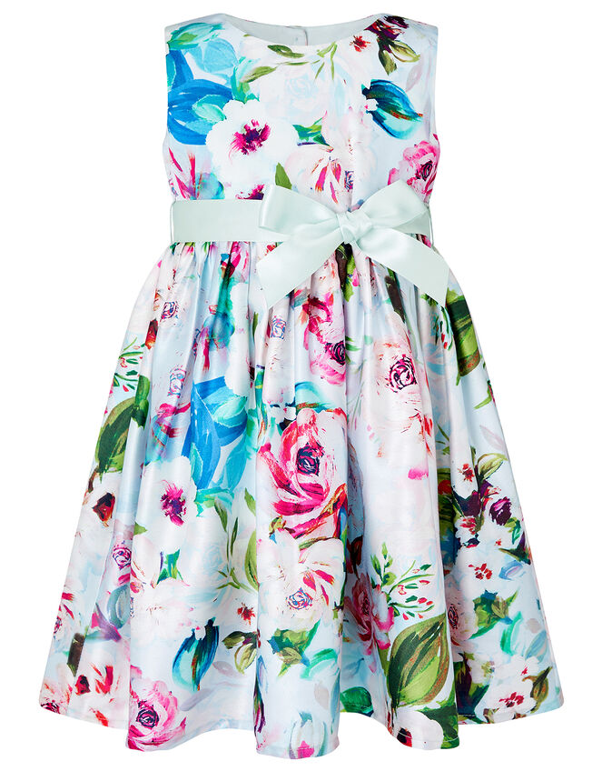 Baby Heidi Floral Dress in Recycled Fabric, Multi (MULTI), large