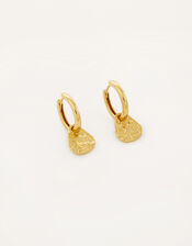 Orelia Recycled Molten Raindrop Hoops, , large