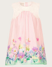 Baby Fairy Stripe Dress, Pink (PINK), large