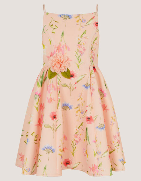 Dream Strappy Floral Party Dress, Pink (PINK), large