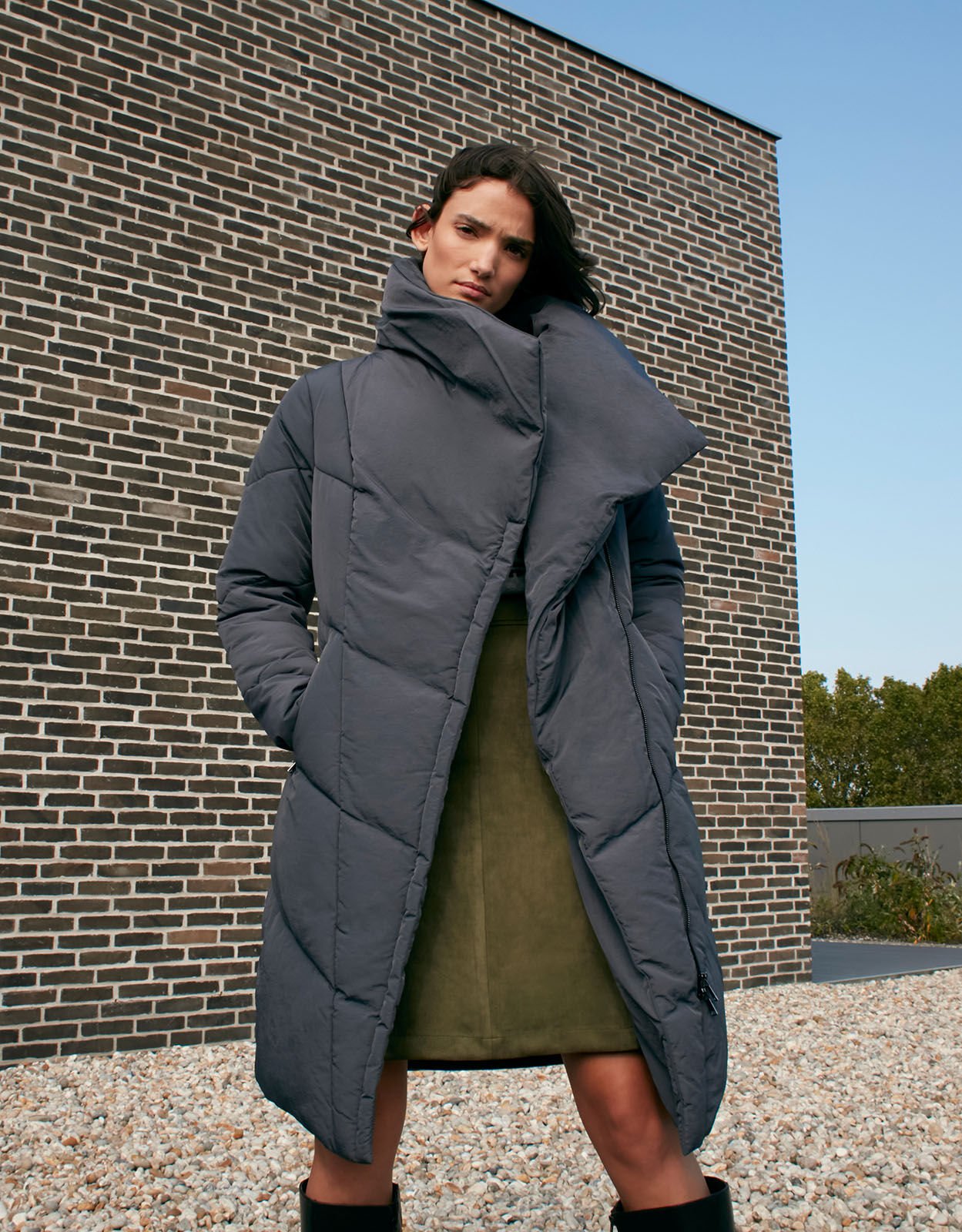 Long duvet coat ladies store