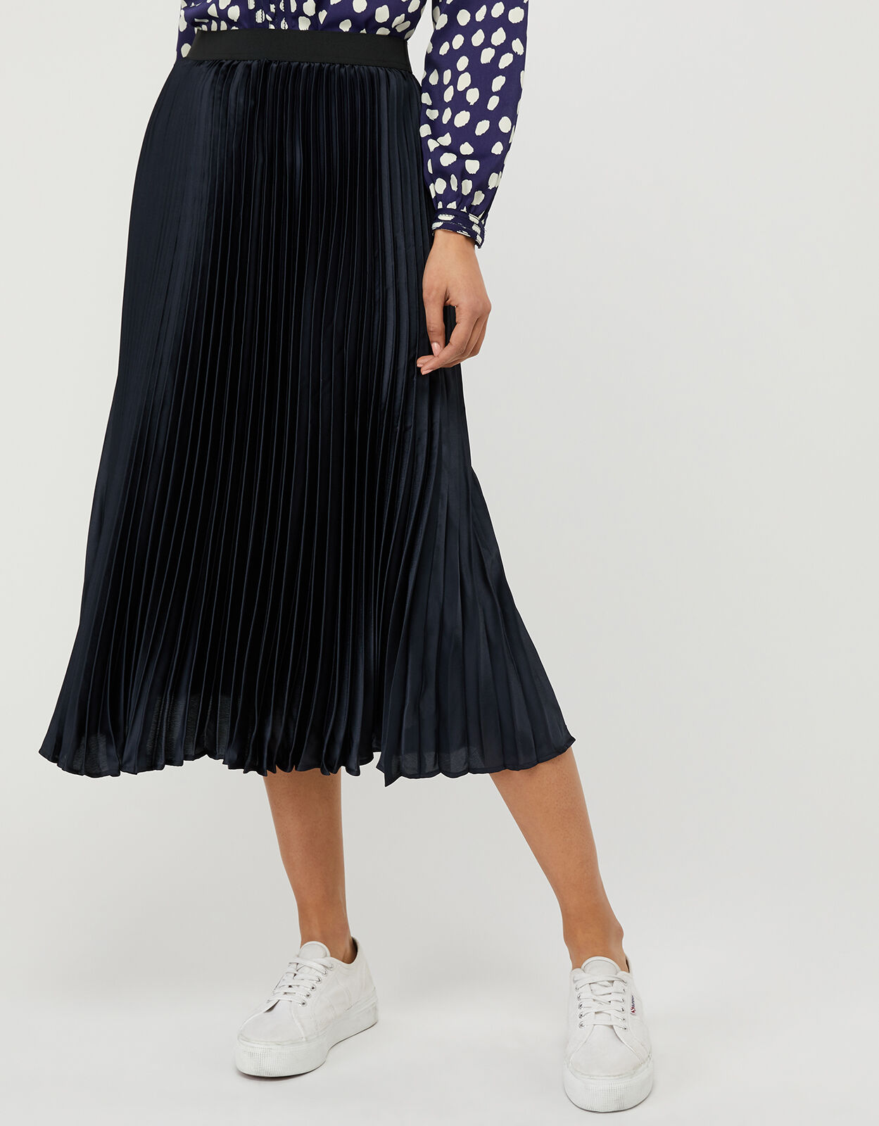 Monsoon penny pleated skirt clearance