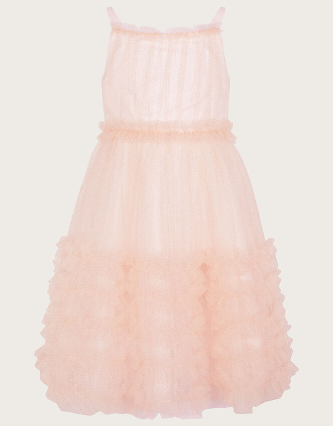 Land of Wonder Ruffle Sparkle Dress, Pink (PALE PINK), large