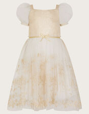 Land of Wonder Princess Steeple Dress, Natural (CHAMPAGNE), large