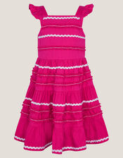 Frilly Ric Rac Sundress, Pink (PINK), large