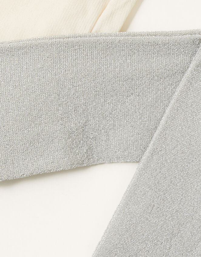 Baby Sparkly Tights, Silver (SILVER), large