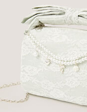 Pearl Charm Lace Bag, , large