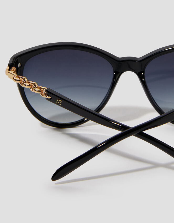 Chain Hinge Cat Eye Sunglasses, , large