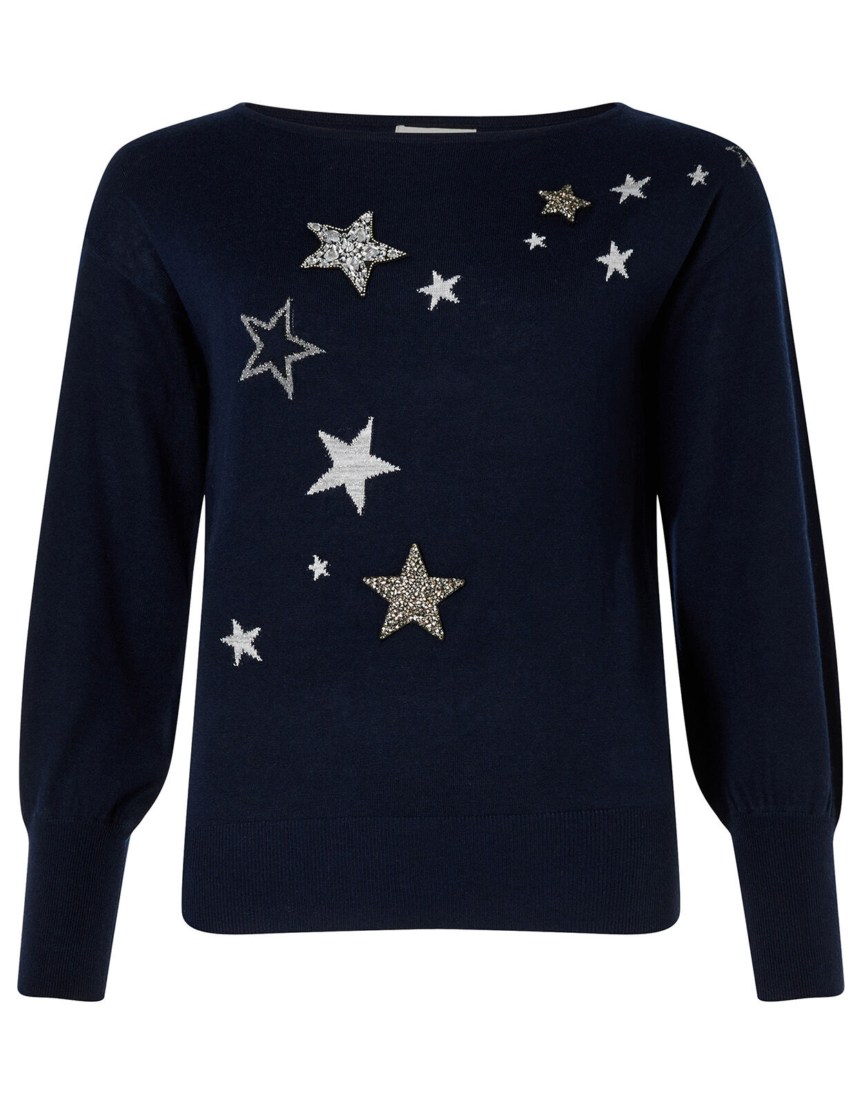 blue sparkle jumper