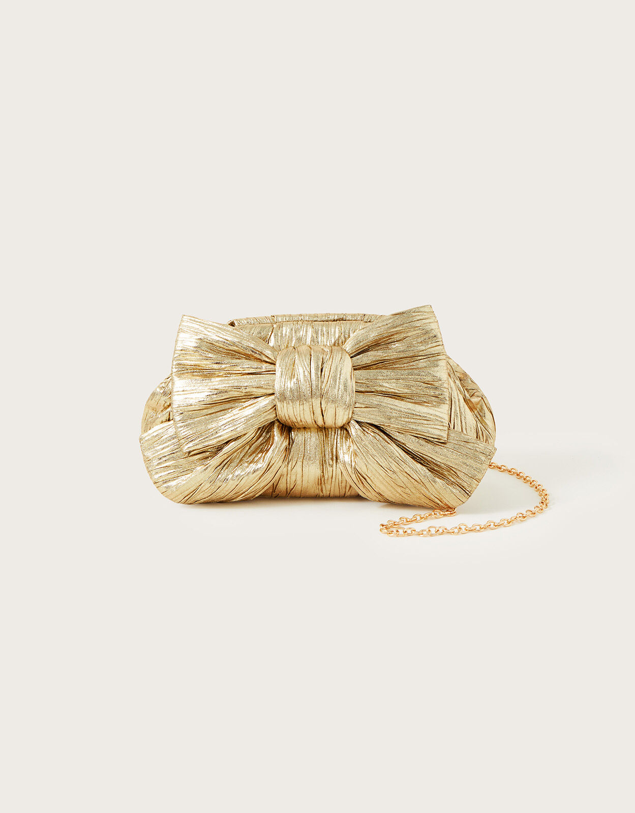 Oversized Bow Metallic Bag Bags Purses Monsoon Global