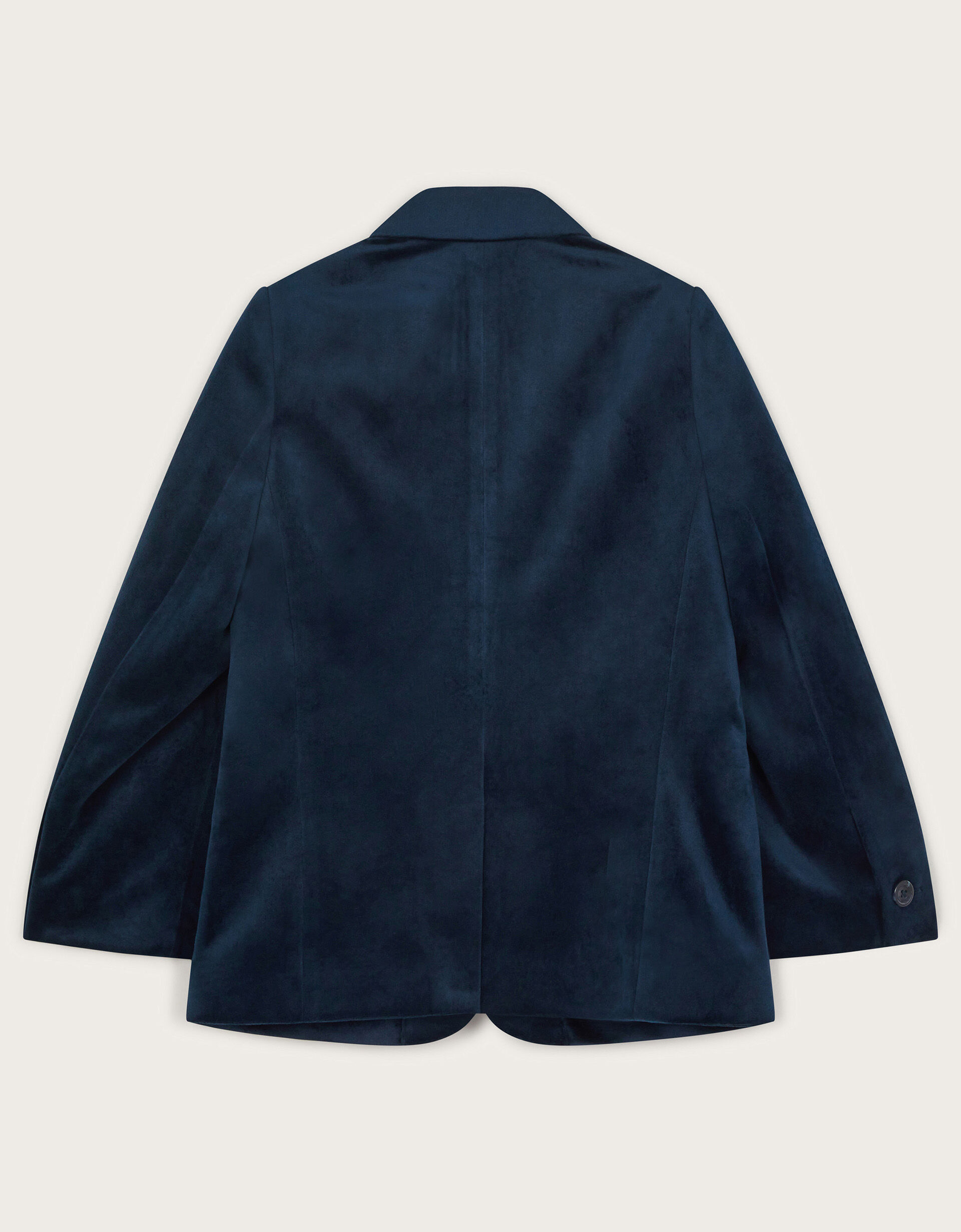 Velvet blue coat hotsell