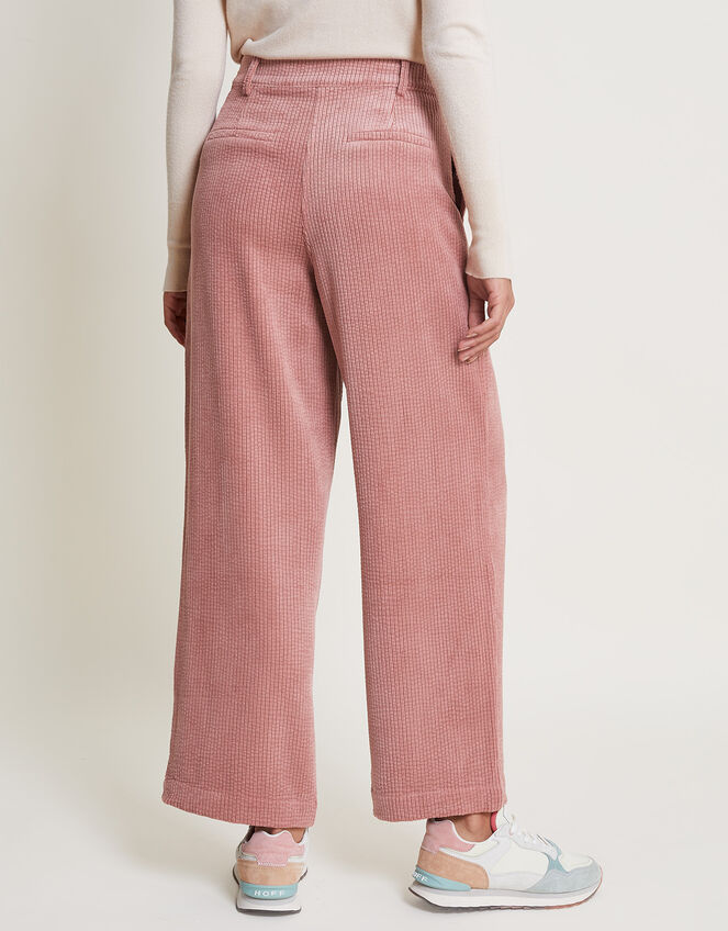 Serena Wide Leg Cord Trousers, Pink (SOFT PINK), large