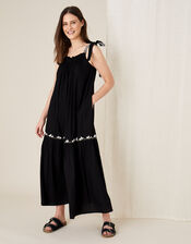 Jaya Maxi Dress in LENZING&trade; ECOVERO&trade;, Black (BLACK), large