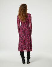Fabienne Chapot Natalie Mesh Dress, Red (BERRY), large