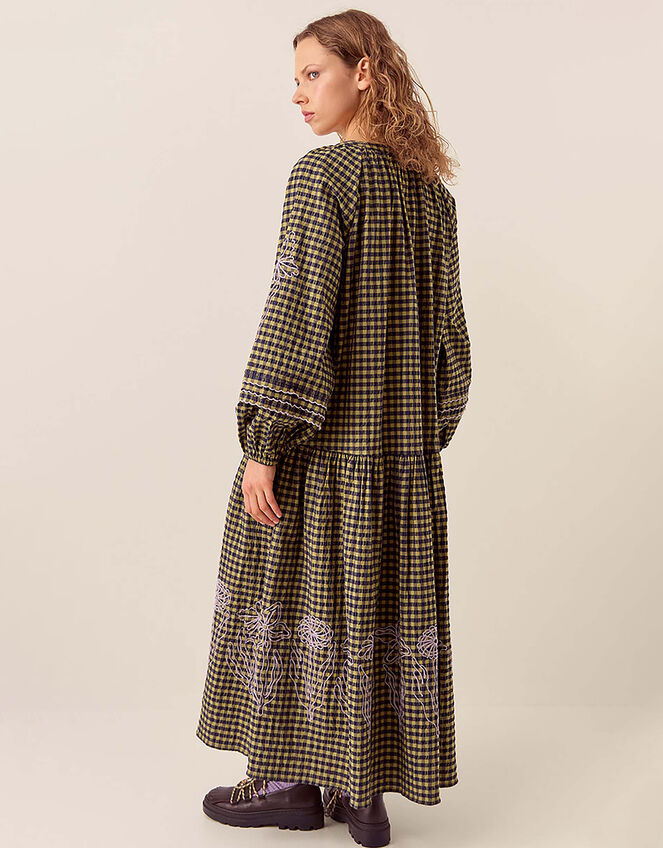 East Dilly Gingham Cotton Dress, Multi (MULTI), large