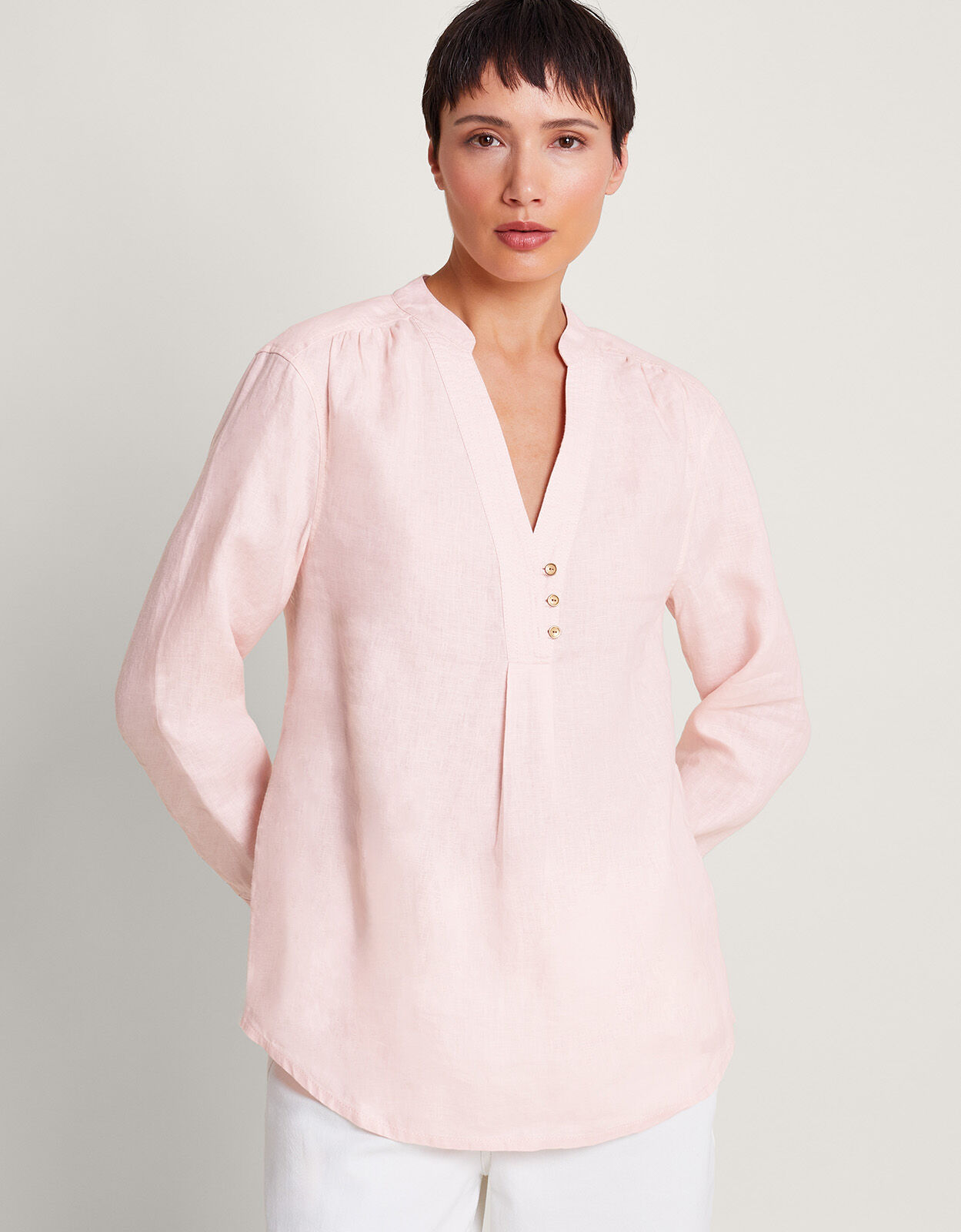 Monsoon linen tops cheap