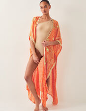 Abby Bandhani Sequin Beach Cover-Up, , large