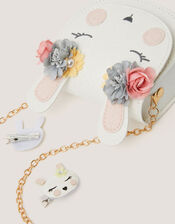 Glitter Bunny Bag & Hair Clips Set, , large