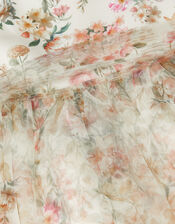 Noa Floral Print Tulle Party Dress, Multi (MULTI), large