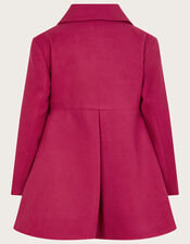 Skirted Coat, Pink (MAGENTA), large