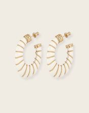 Gas Bijoux Cyclade Acetate Hoop Earrings, , large