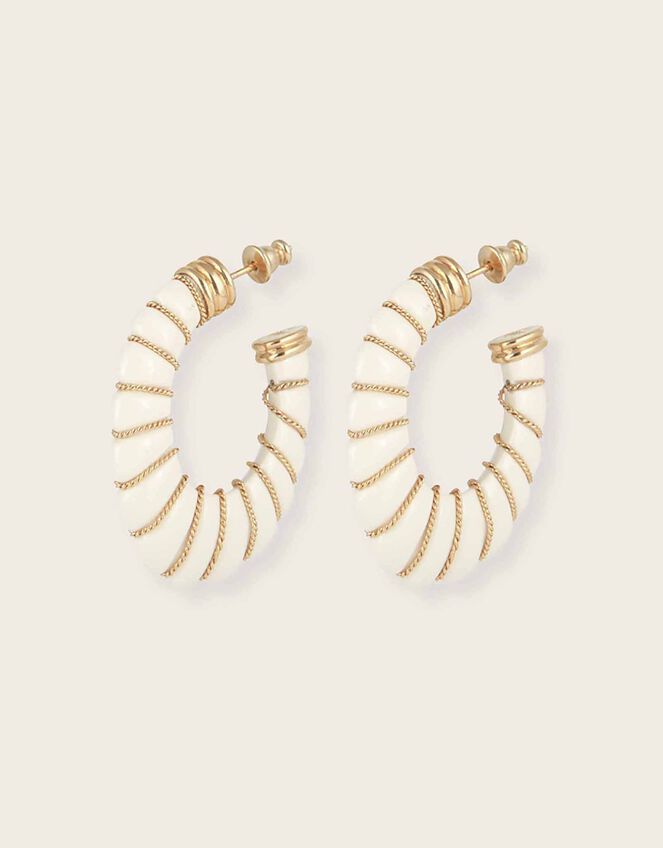 Gas Bijoux Cyclade Acetate Hoop Earrings, , large