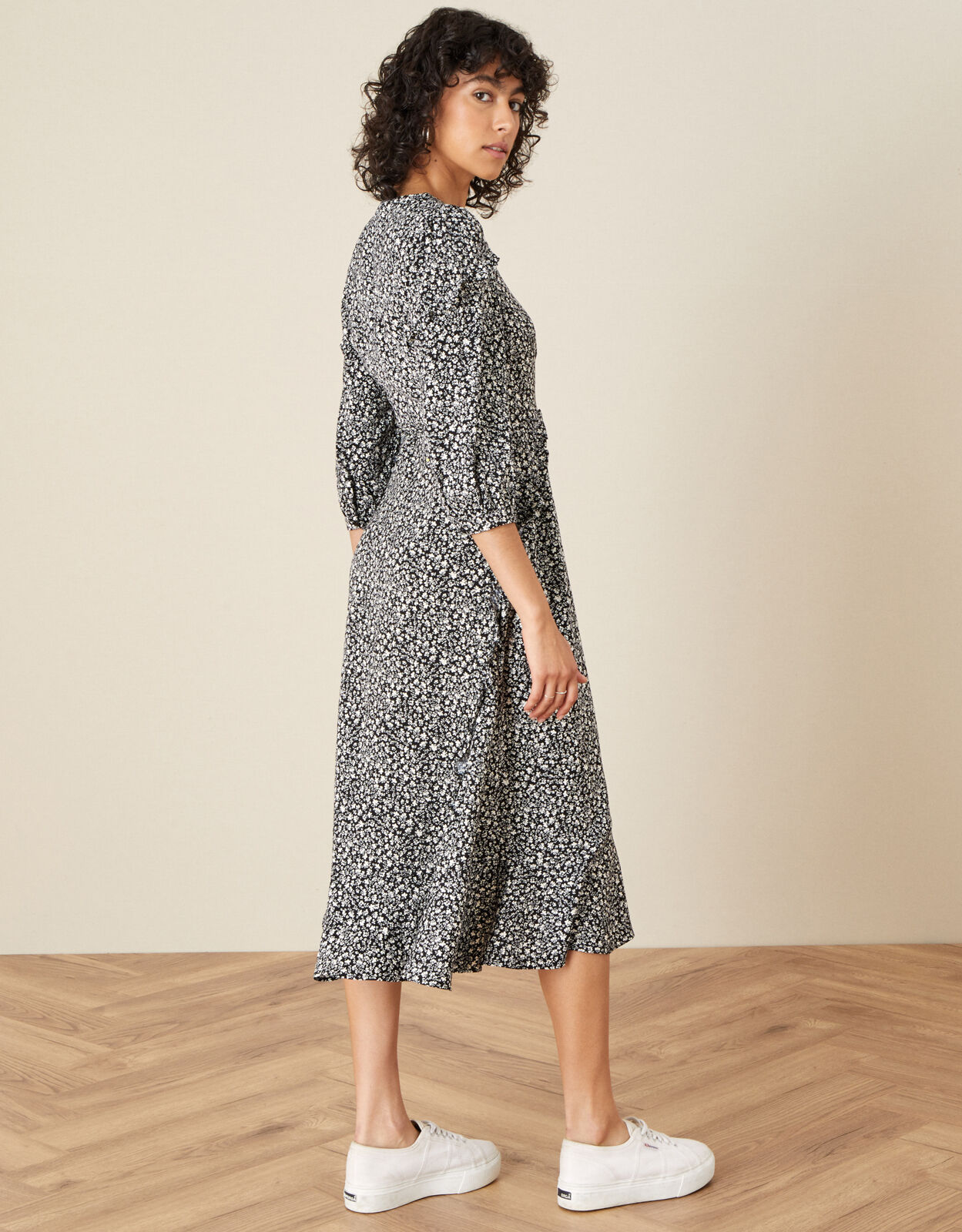 Monsoon ditsy hot sale print dress