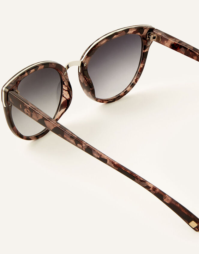 Perla Preppy Sunglasses, Natural (NEUTRAL), large