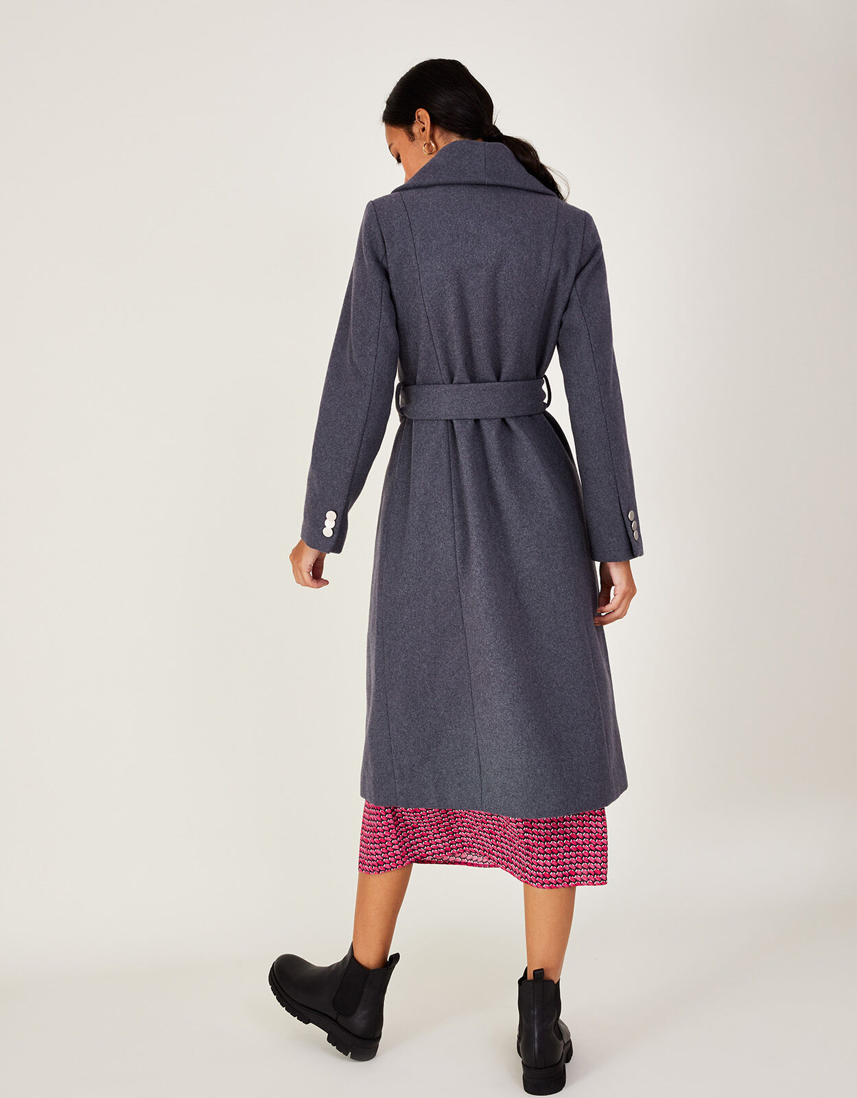 Belted robe coat cheap